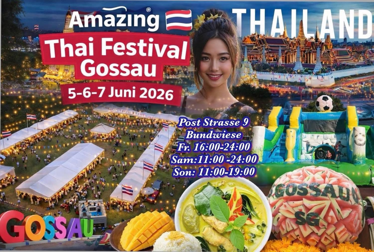 Amazing Thai Festival Gossau Flyer