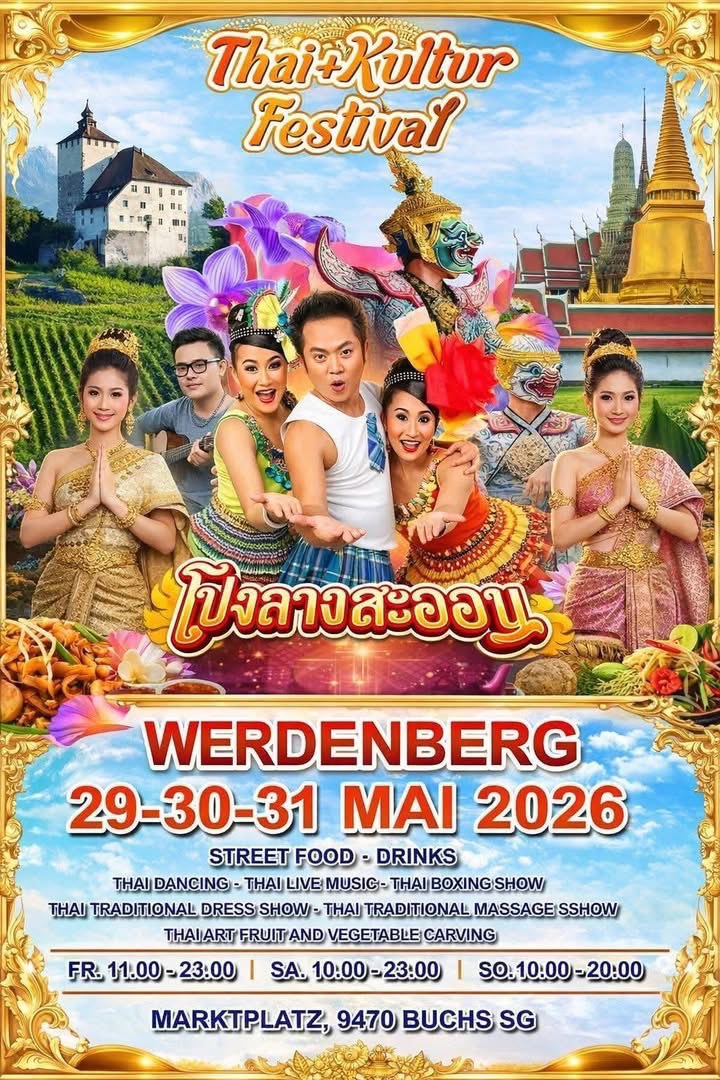 Thai Kultur Festival Werdenberg Flyer